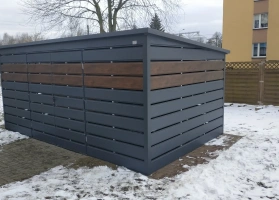 Prístrešky na smetné koše 90