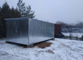 Garáže z pozinkovaného plechu 38