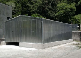 Garáže z pozinkovaného plechu 14