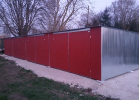 Garáže z pozinkovaného plechu 26