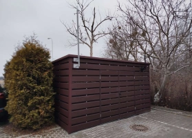 Prístrešky na smetné koše 456