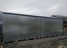 Garáže z pozinkovaného plechu 56