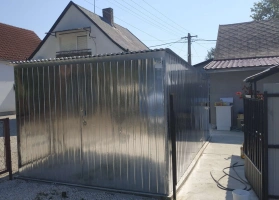 Garáže z pozinkovaného plechu 12