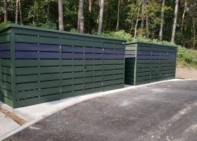 Prístrešky na smetné koše 336