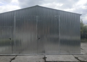 Garáže z pozinkovaného plechu 50