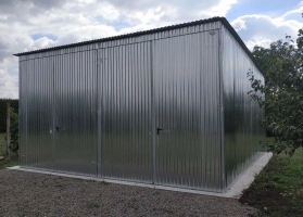 Garáže z pozinkovaného plechu 39