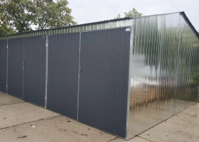 Garáže z pozinkovaného plechu 30