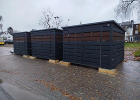 Prístrešky na smetné koše 360