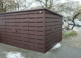 Prístrešky na smetné koše 85