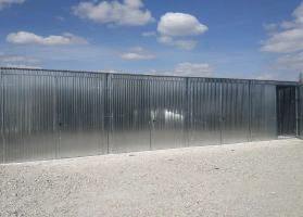 Garáže z pozinkovaného plechu 48