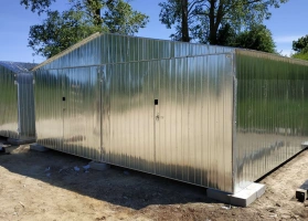 Garáže z pozinkovaného plechu 7