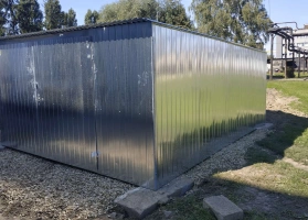 Garáže z pozinkovaného plechu 21