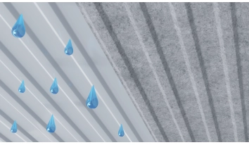 Porovnanie strešného plechu s filcom a bez