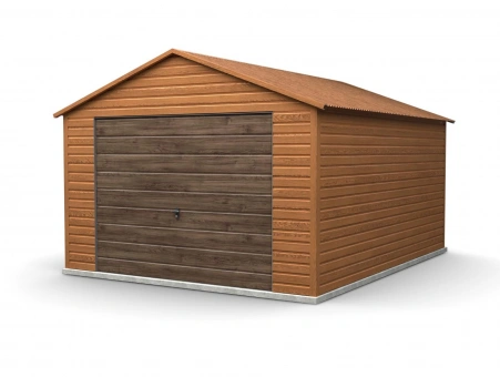 Plechová garáž 18