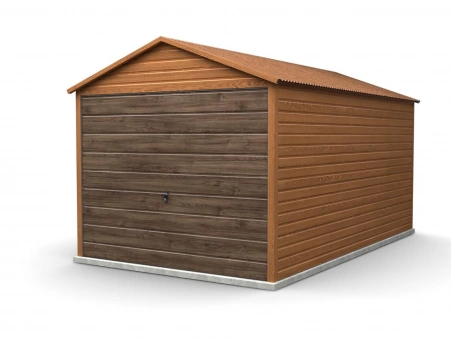 Plechová garáž 18