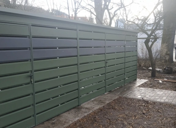 Prístrešky na smetné koše 255