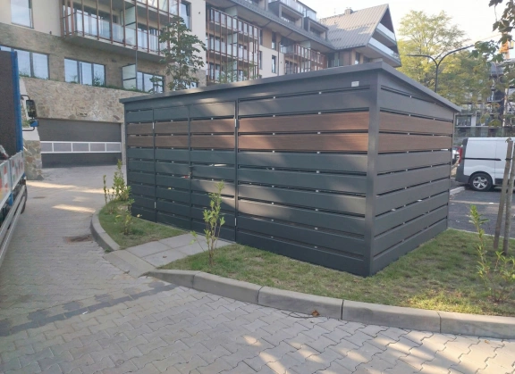Prístrešky na smetné koše 382
