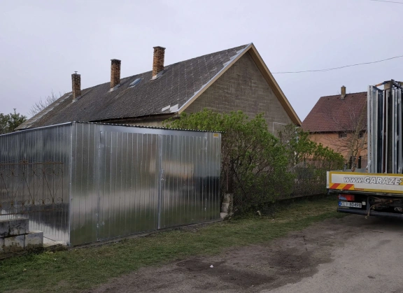 Garáže z pozinkovaného plechu 3